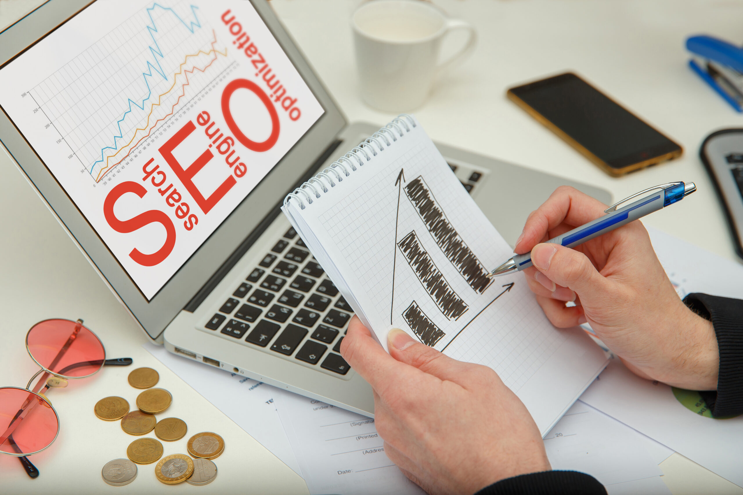 Visual representation highlighting the key differences between On-Page SEO and Technical SEO, two essential aspects of optimizing websites for improved search engine rankings.